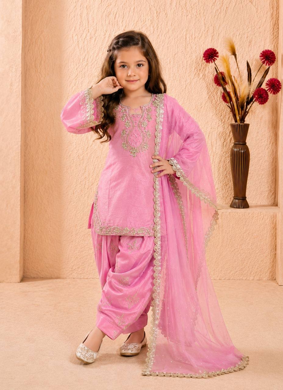 Trending Launching New Đěsigner Party Wear Look Top & Farshi Palazzo& Dupatta Set👗